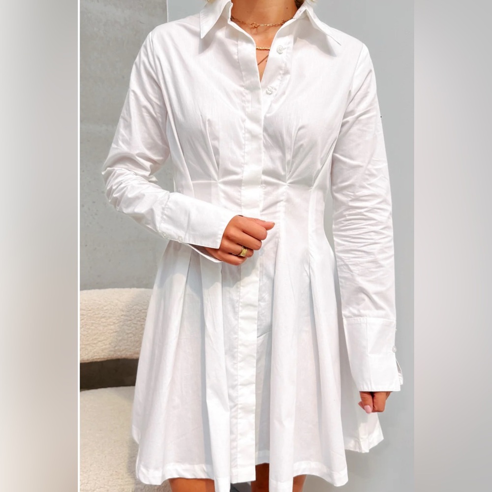 White Shirt Dress